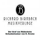 Der Graf von Rüdesheim - Schunkelwalzer von H. Krome