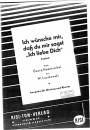 Ich wünsche mir, das du mir sagst, ich liebe dich - Foxtrott von G. Haentzschel